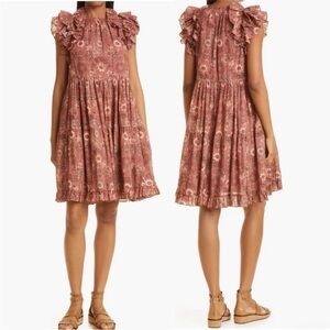 Ulla Johnson Adele Dress Rosebud NWT Bohemian Wedding Guest Autumn Fall Party